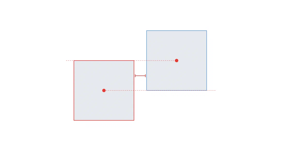Two layers which intersect